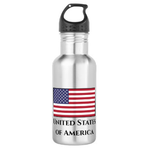 United States (American) Flag 532 Ml Water Bottle