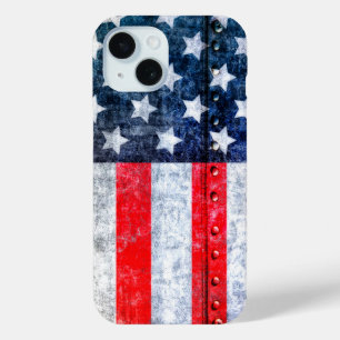 United States American Flag iPhone 15 Case