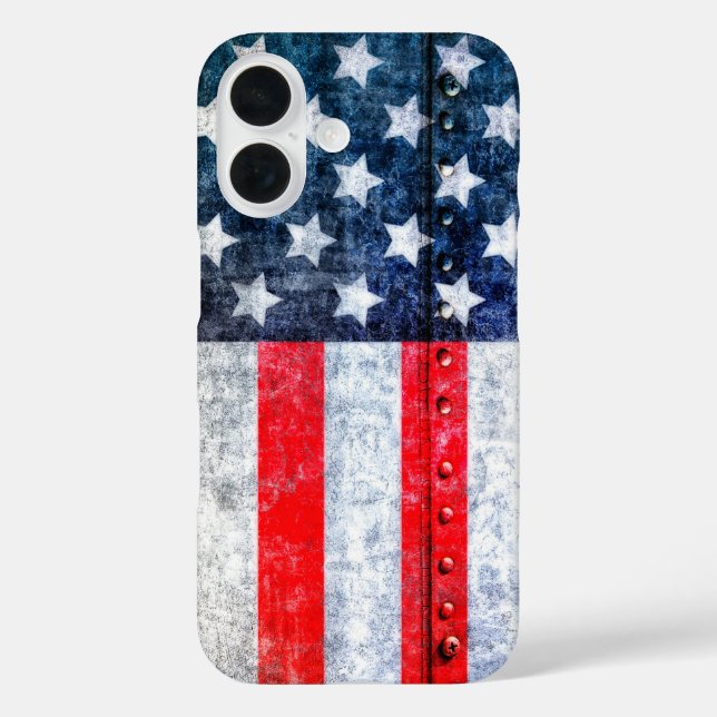 United States American Flag Case-Mate iPhone Case (Back)