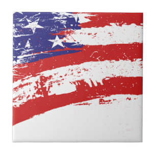 United States/American Star Flag, USA/US Tile