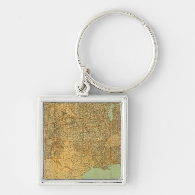 United States and Territories Key Ring (Front)