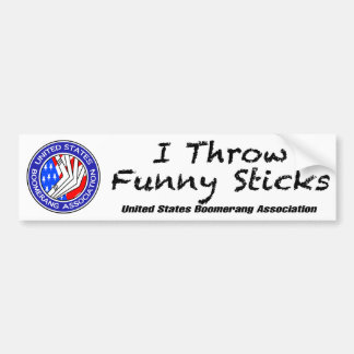 United States Boomerang Association bumper sticker