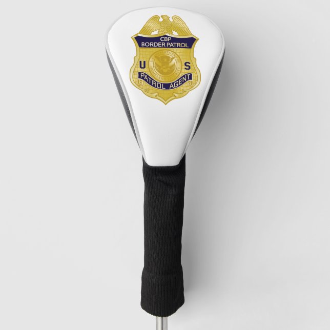 United States Border Patrol Badge Immigration Golf Head Cover (Front)
