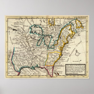 United States, Canada, North America Poster