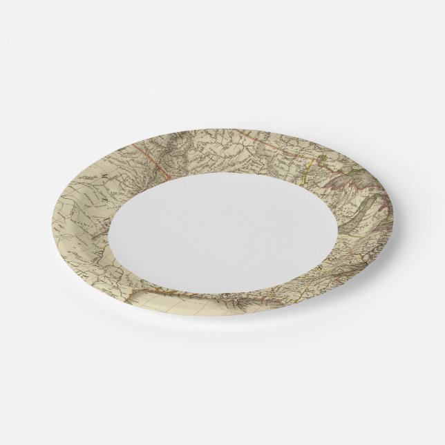 United States, Canada Paper Plate (Angled)