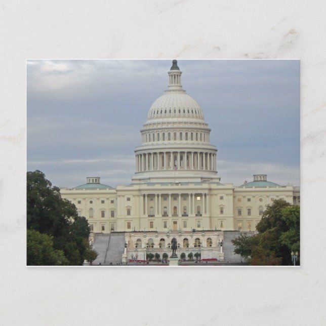 United States Capitol Building Postcard (Front)