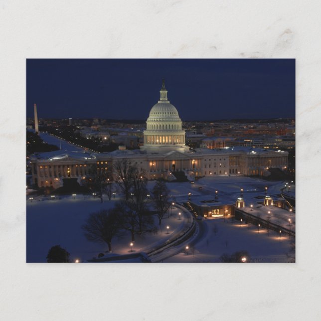 United States Capitol Building, Washington, DC Postcard (Front)