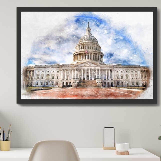 United States Capitol close up in Washington DC  Photo Print (Creator Uploaded)