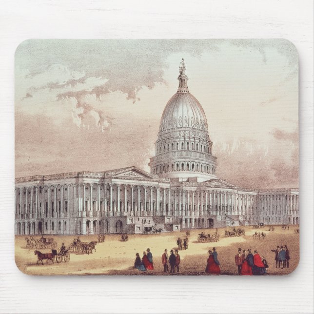 United States Capitol, Washington D.C. Mouse Pad (Front)