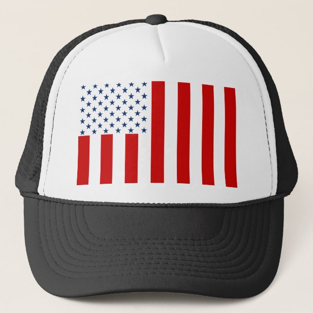 United States Civil Flag Sons of Liberty Variation Trucker Hat (Front)