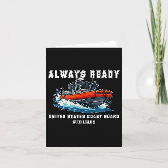 United States Coast Guard Auxiliary _ Uscg Aux T-s Card (Front)