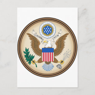 United States Coat of arms US Postcard