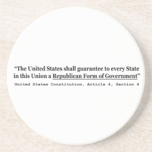 United States Constitution Article 4 Section 4 Coaster