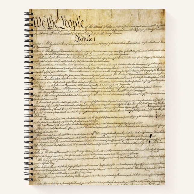 United States Constitution Notebook (Front)