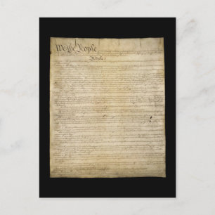 United States Constitution Postcard