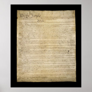 United States Constitution Poster