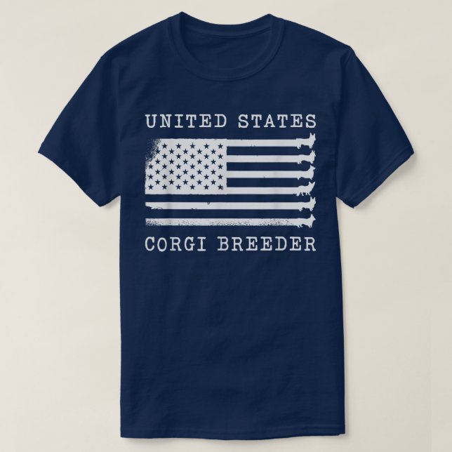 United States Corgi Breeder DesignCorgi Breeder US T-Shirt (Design Front)