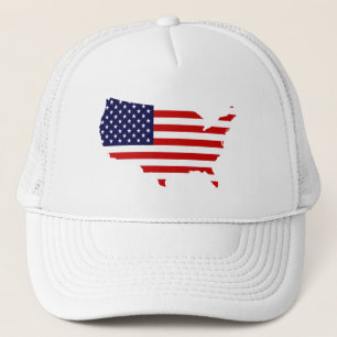 United States Country & Flag Hat