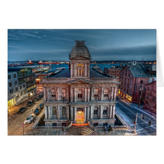 United States Customs House Building Card
