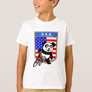 United States Cycling Panda T-Shirt