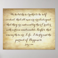 United States Declaration of Independence 1776
