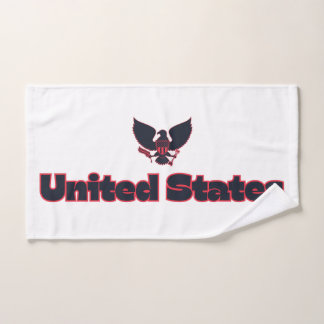 United States Eagle Custom Hand Towel