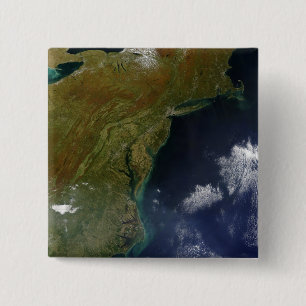 United States East Coast 15 Cm Square Badge