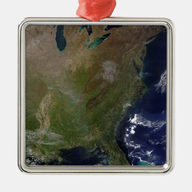 United States East Coast 2 Metal Ornament (Front)
