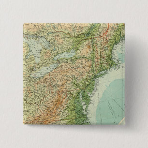United States eastern section 15 Cm Square Badge