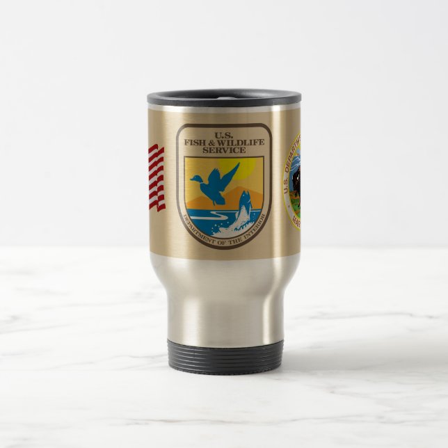 United States Fish and Wildlife Service Travel Mug (Center)
