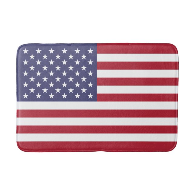 United States Flag Bath Mat (Front)