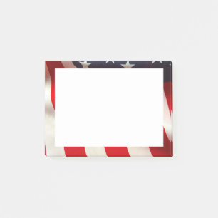 United States flag closeup Post-it Notes
