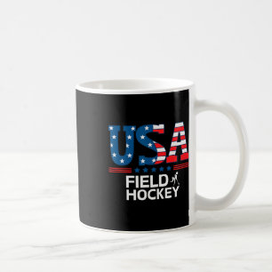 United States Flag Field Hockey Usa Team Sport Fie Coffee Mug