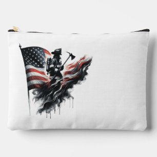 United States Flag. Firefighter Accessory Pouch
