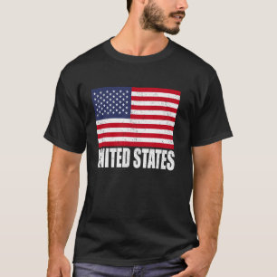 United States Flag Grunge Vintage Souvenir Usa T-Shirt