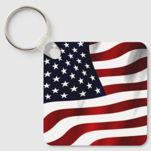 UNITED STATES FLAG KEY RING