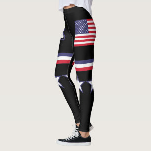 United States Flag Leggings