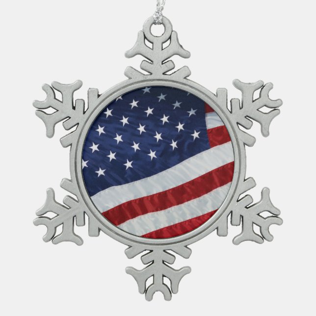 United States Flag Ornament (Front)