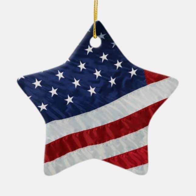United States Flag Ornament (Front)
