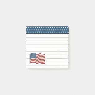United States Flag Post It Notes