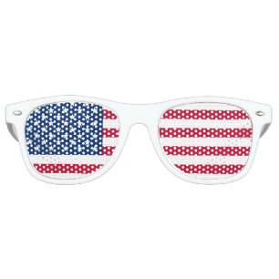 United States Flag Retro Sunglasses