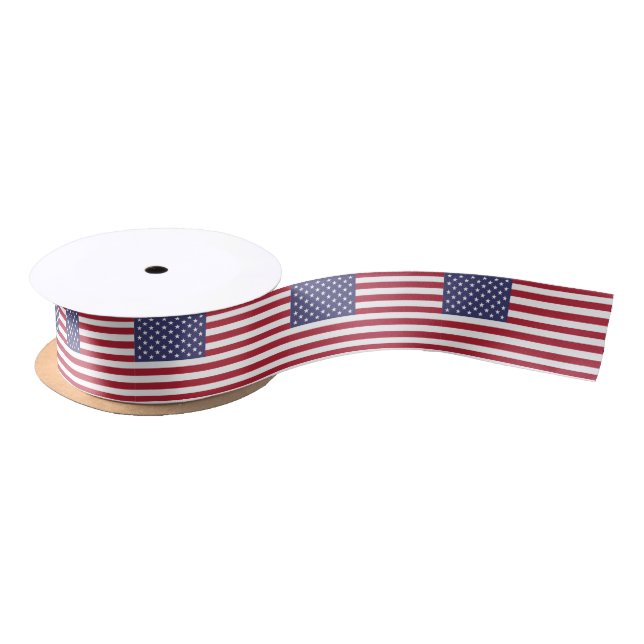 United States Flag Satin Ribbon (Spool)