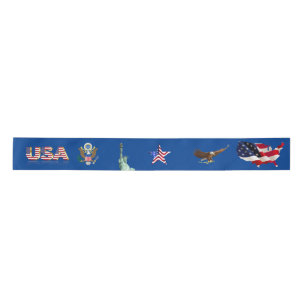United States flag Satin Ribbon