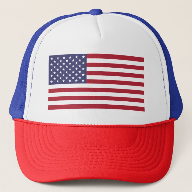 United States Flag Trucker Hat (Front)