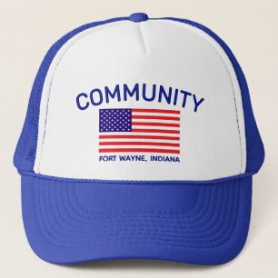 United States Flag Trucker Hat (Customise It!)