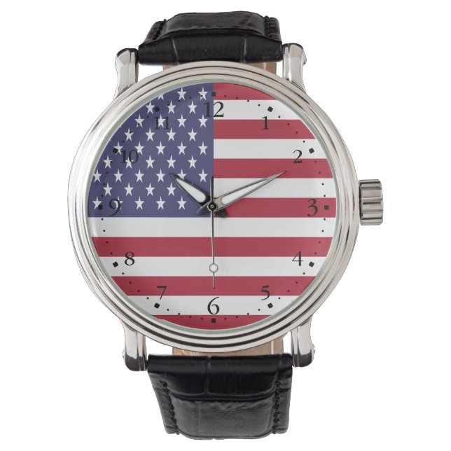 United States Flag Watch (Front)