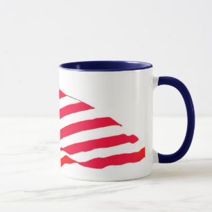 United States Flag Waves Mug