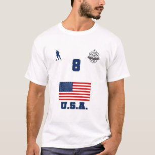 United States Football Soccer Team USMNT#8 T-Shirt