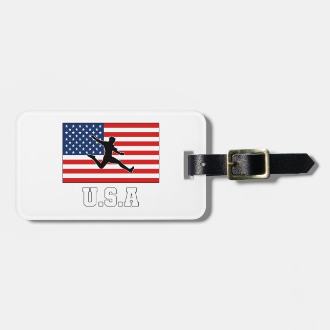 United States Football Soccer Team USMNT Luggage Tag (Front Horizontal)