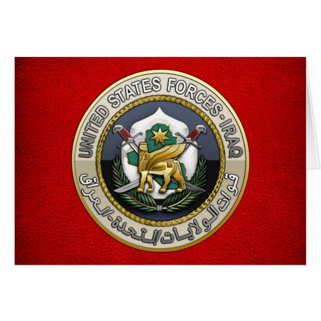 United States Forces - Iraq (Front Horizontal)